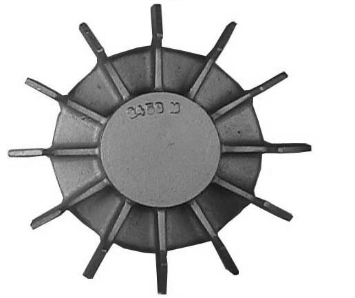 Top view of 10 inch OD Fan from Jenkins Electric
