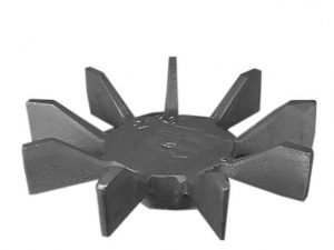Front view of 10-3/4 inch OD Fan Model 6 from Jenkins Electric