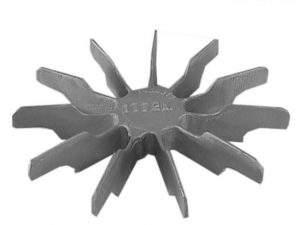 Front view of 12-7/8 inch OD Fan Model 11 from Jenkins Electric