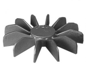 Front view of 11-1/4 inch OD Fan Model 3 from Jenkins Electric