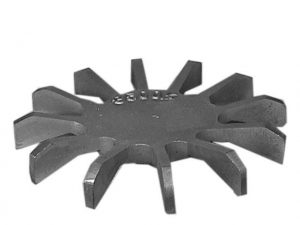 Front view of 10-3/8 inch OD Fan Model 5 from Jenkins Electric