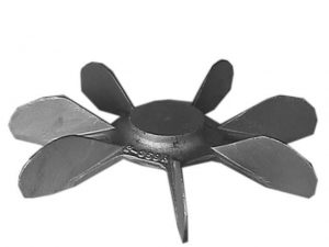 Front view of 12-1/8 inch OD Fan Model 3 from Jenkins Electric