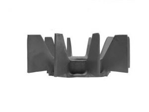 Front view of 12-1/4 inch OD Fan Model 3 from Jenkins Electric