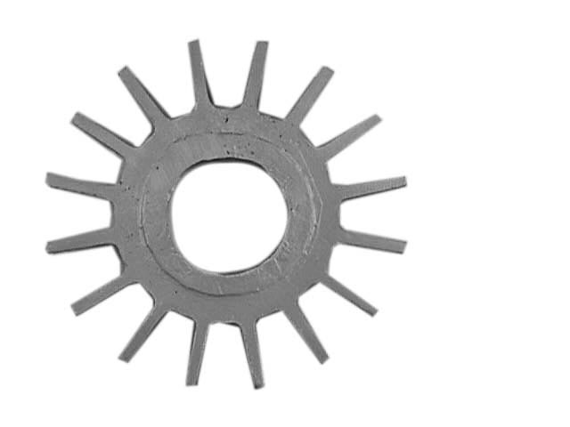 Bottom view of 10-1/4 inch OD Fan Model 9 from Jenkins Electric