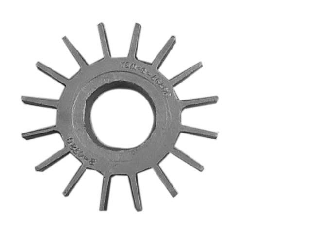 Top view of 10-1/4 inch OD Fan Model 9 from Jenkins Electric