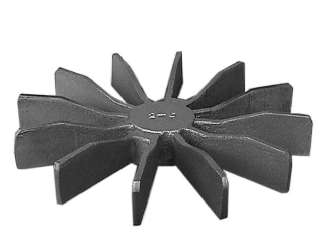 Front view of 10 inch OD Fan from Jenkins Electric