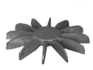 Front view of 10-1/2 inch OD Fan Model 5 from Jenkins Electric