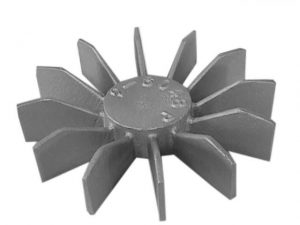 Front view of 10-1/8 inch OD Fan Model 10 from Jenkins Electric