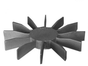 Front view of 11-1/4 inch OD Fan Model 4 from Jenkins Electric