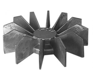 Front view of 11-1/8 inch OD Fan Model 6 from Jenkins Electric