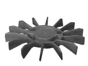 Front view of 10-1/4 inch OD Fan Model 10 from Jenkins Electric