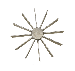 Top view of 11-1/4 inch OD Fan Model 5 from Jenkins Electric