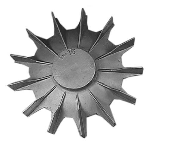 Top view of 15-3/4 inch OD Fan from Jenkins Electric