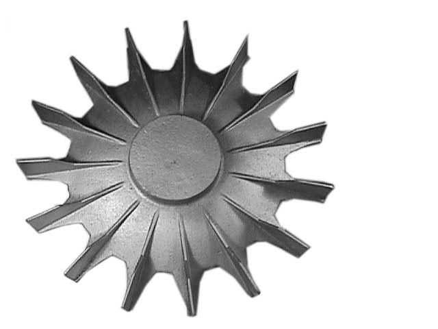 Top view of 17-7/8 inch OD Fan from Jenkins Electric