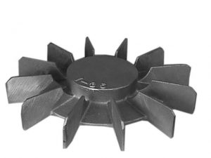 Front view of 13-7/16 inch OD Fan from Jenkins Electric