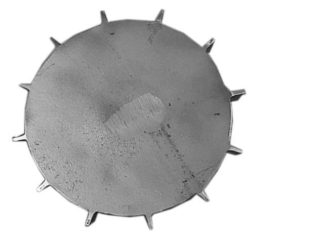 Bottom view of 15-3/8 inch OD Fan from Jenkins Electric
