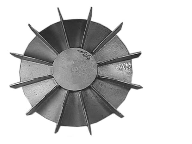 Top view of 15-3/8 inch OD Fan from Jenkins Electric