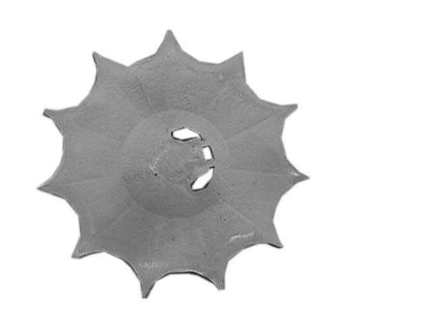 Bottom view of 12-1/8 inch OD Fan from Jenkins Electric