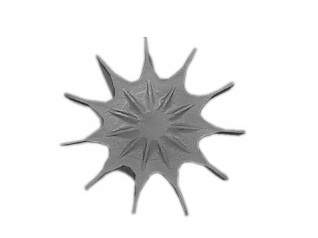 Bottom view of 10-7/8" OD Jenkins Replacement Fans