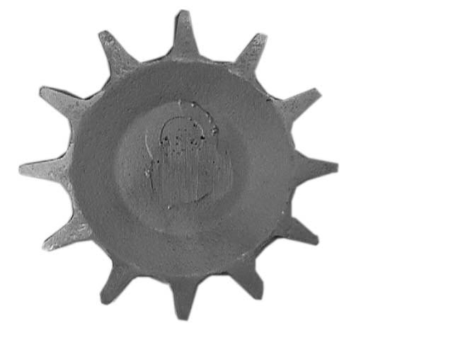 Bottom view of 11-1/2 inch OD Fan from Jenkins Electric