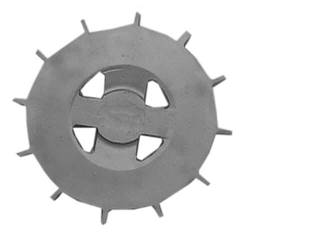 Bottom view of 17-1/16 inch OD Fan from Jenkins Electric