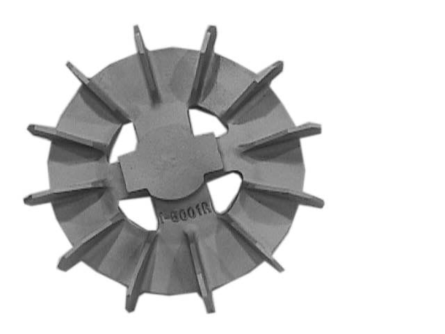 Top view of 17-1/16 inch OD Fan from Jenkins Electric