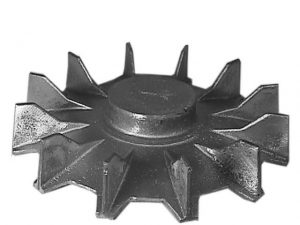 Front view of 12-1/2 inch OD Fan Model 2 from Jenkins Electric