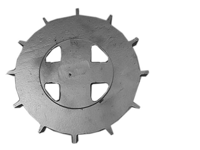 Bottom view of 15-5/8 inch OD Fan Model 2 from Jenkins Electric