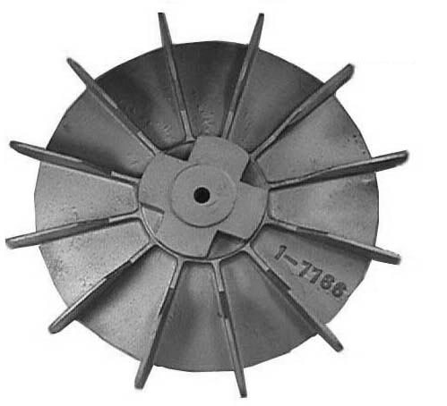 Top view of 16-1/16 inch OD Fan from Jenkins Electric