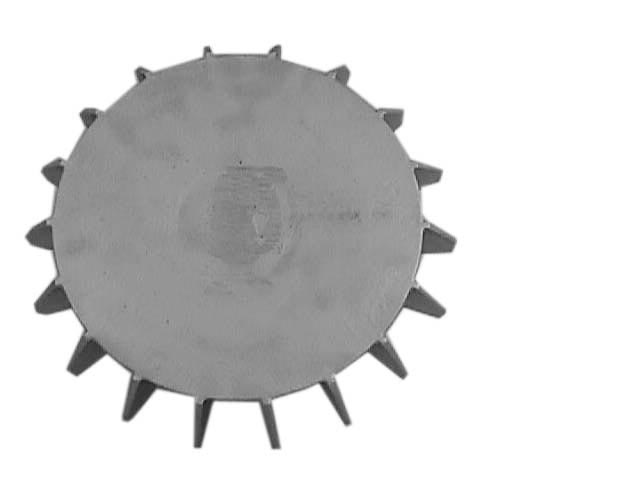 Bottom view of 19-3/4 inch OD Fan from Jenkins Electric
