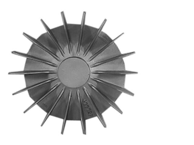 Top view of 19-3/4 inch OD Fan from Jenkins Electric