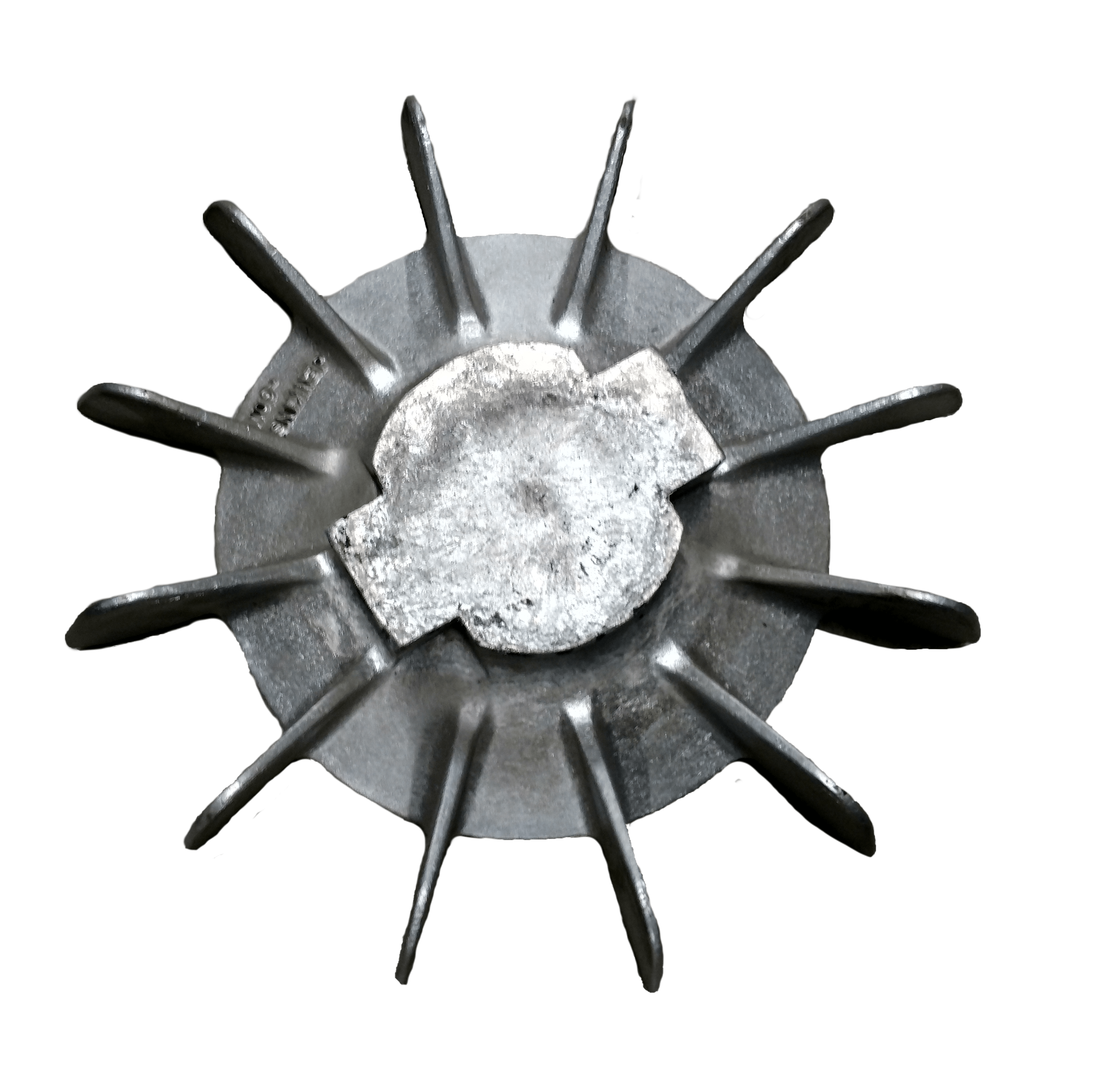 Top view of 16-7/8 inch OD Fan from Jenkins Electric