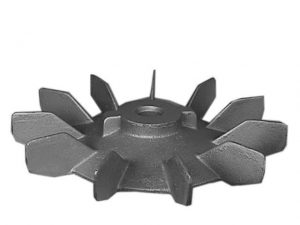 Front view of 16-1/2 inch OD Fan from Jenkins Electric