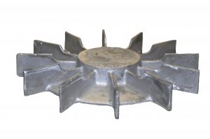 Front view of 14-3/8 inch OD Fan Model 2 from Jenkins Electric