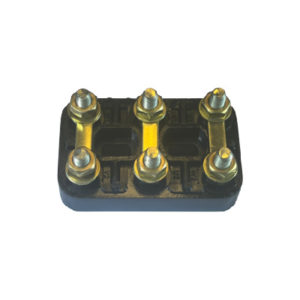 Jenkins Electric 6-post terminal block, 100A,82x52mm